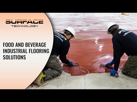 Food Beverage Processing Flooring Installation Commercial Epoxy Flooring Surface Technology
