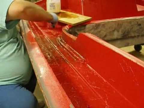 How to Build a Fiberglass Boat. Fiberglass Lamination Part ...