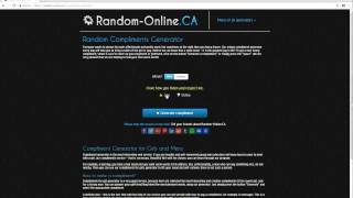 Random Compliments Generator
