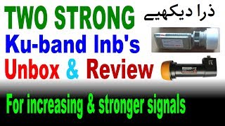 Two strong ku band lazer lnb's