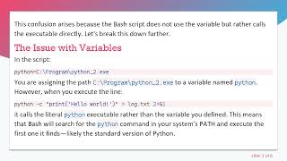 How to Change Which python.exe is Used in a Bash Script