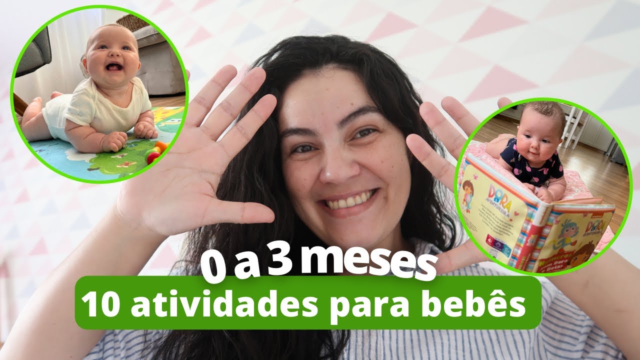 ATIVIDADES para fazer com seu bebê de 0 a 3 meses - YouTube