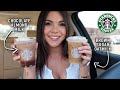 Trying Starbucks NEW Shaken Espresso's! | Steph Pappas