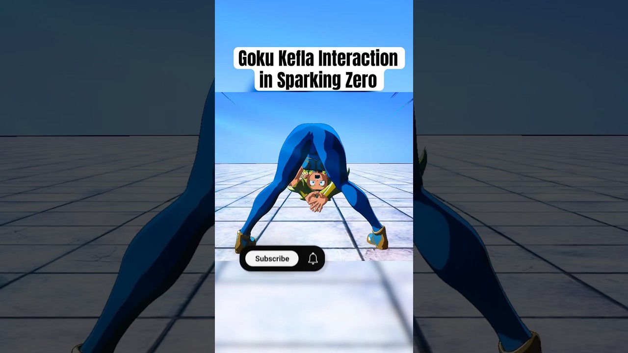 Goku Kefla Interaction in Sparking Zero