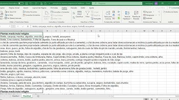 Como separar o conteúdo/informações de uma célula do excel em várias colunas?