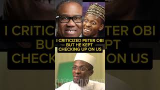 Bello El-Rufai publicly thanks Peter Obi for support during his father's detention! 🚨🇳🇬 #Shorts Guide