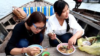 Ăn sáng trên sông chợ nổi Cái Răng  | Thôn Nữ Miền Tây