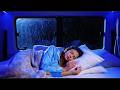 Heavy Rain Sounds on Car Window for Sleeping, Relaxation, Meditation | White Noise