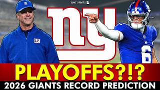 Celebrity 🚨NY Giants Record Prediction For 2026 NFL Season Net Worth