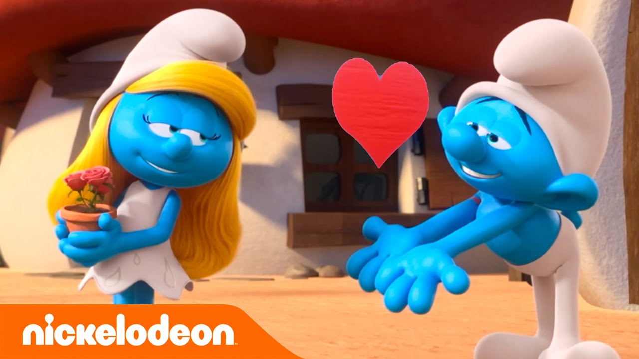 ⁣I Puffi | Puffo Forzuto Ha Una Cotta! | Nickelodeon Italia