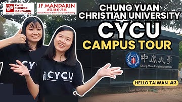 CAMPUS TOUR CYCU Chung Yuan Christian University Top Private University in Taiwan Near Night Market