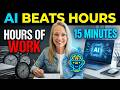 15 Minutes of ChatGPT vs Hours of Traditional Work | The Results Shocked Me