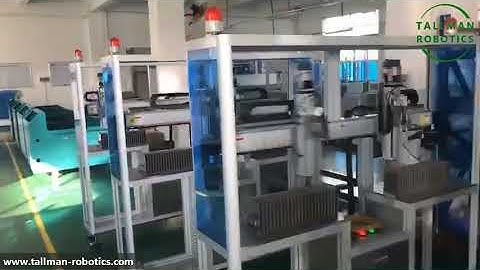 Multi Axis Linear Modules, Gantry Robots from Tallman Robotics are being Tested.