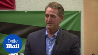 Senator Jeff Flake talks tax reform and Roy Moore at town hall - Daily Mail
