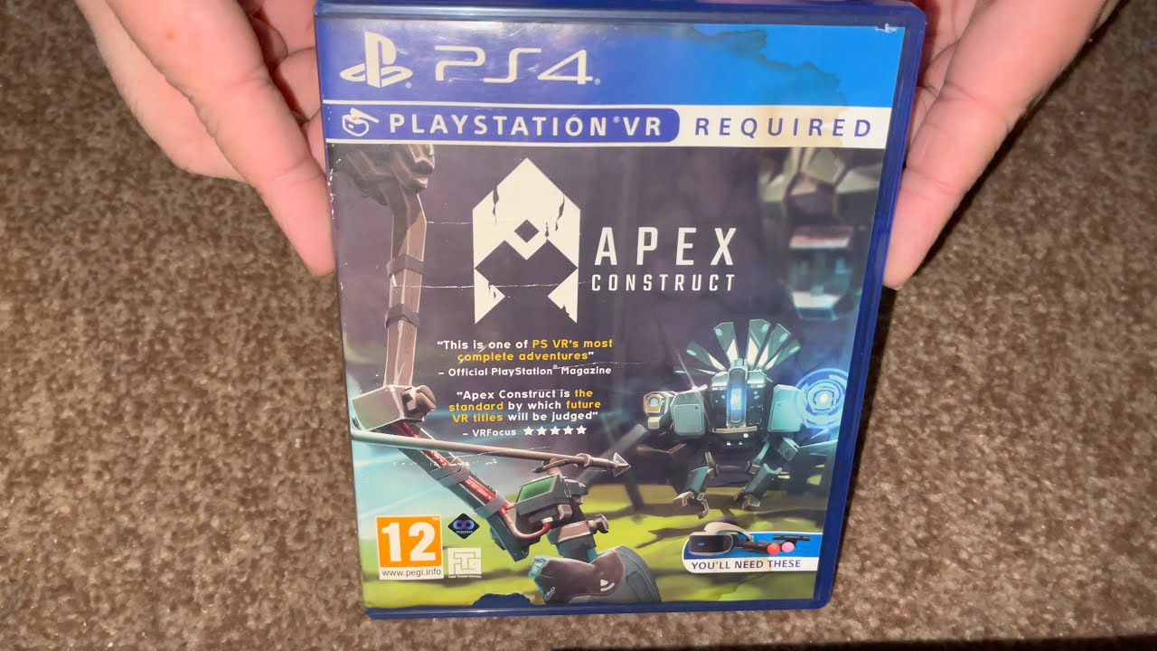 Nostalgamer 4K Unboxing Apex Construct On Sony Playstation Four PS4 PSVR UK Region Free