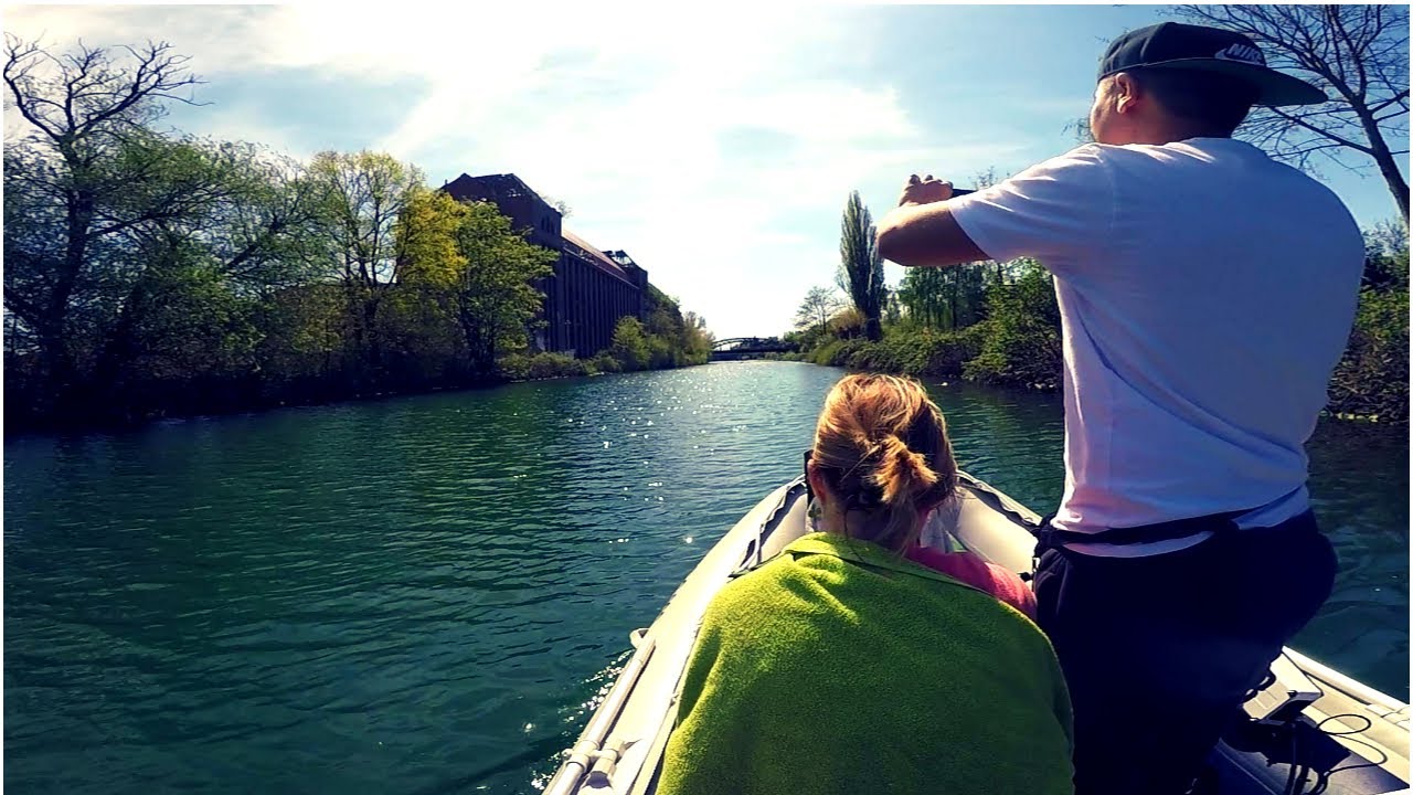 Verlassene Orte in Deutschland / mit dem Boot zur Conti Limmer