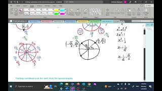 4.2.a  Finding coordinates on the unit circle for special angles