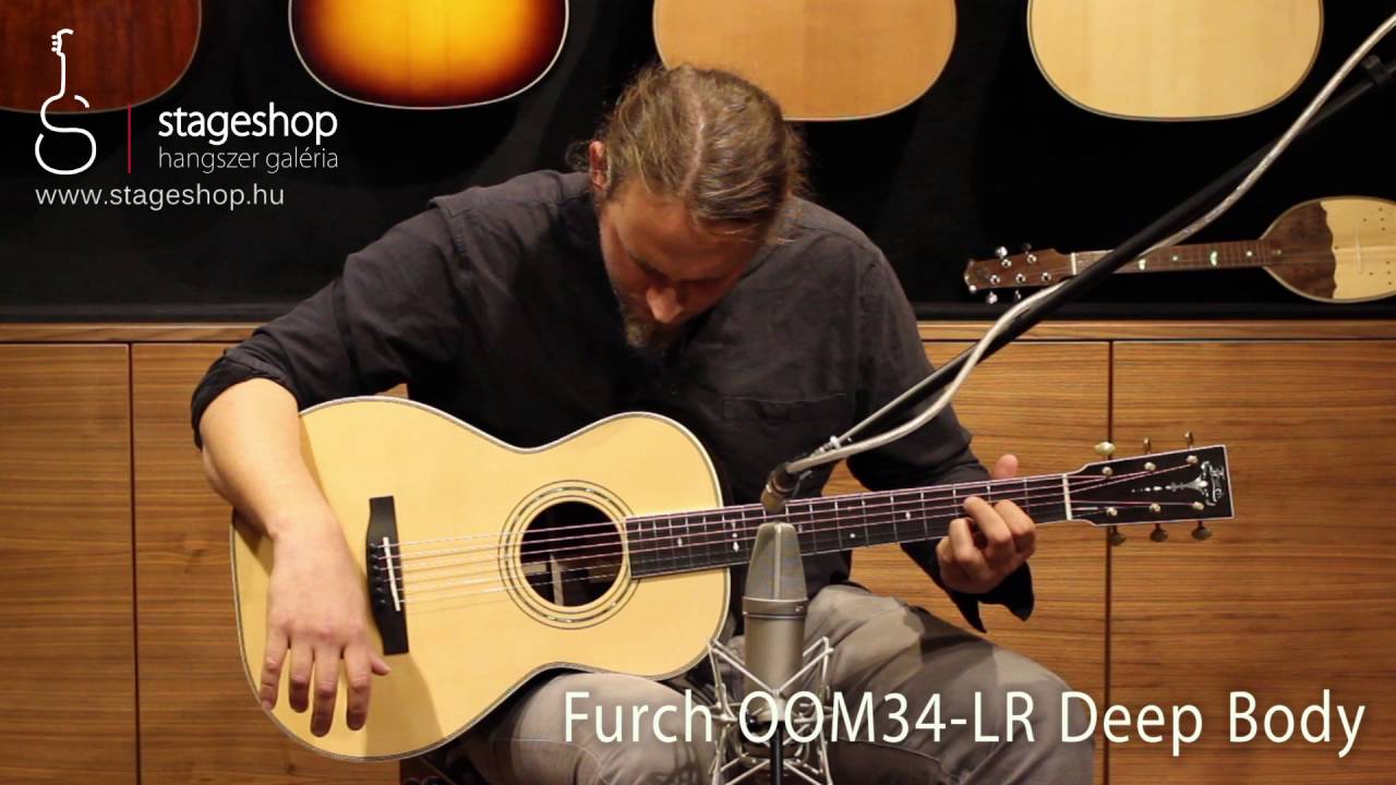 Furch OOM34-LR Deep body guitar played by Simon Fejér in Stageshop 
