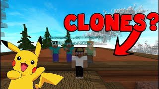 Playing Bedwars With "Clones"