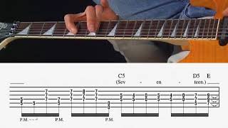 Winger    Seventeen Guitar Lesson With Tab