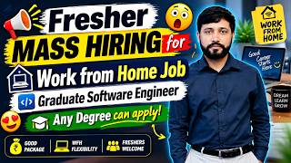 🚨 FRESHERS — WORK FROM HOME SOFTWARE ENGINEER JOB! REMOTE JOB screenshot 1