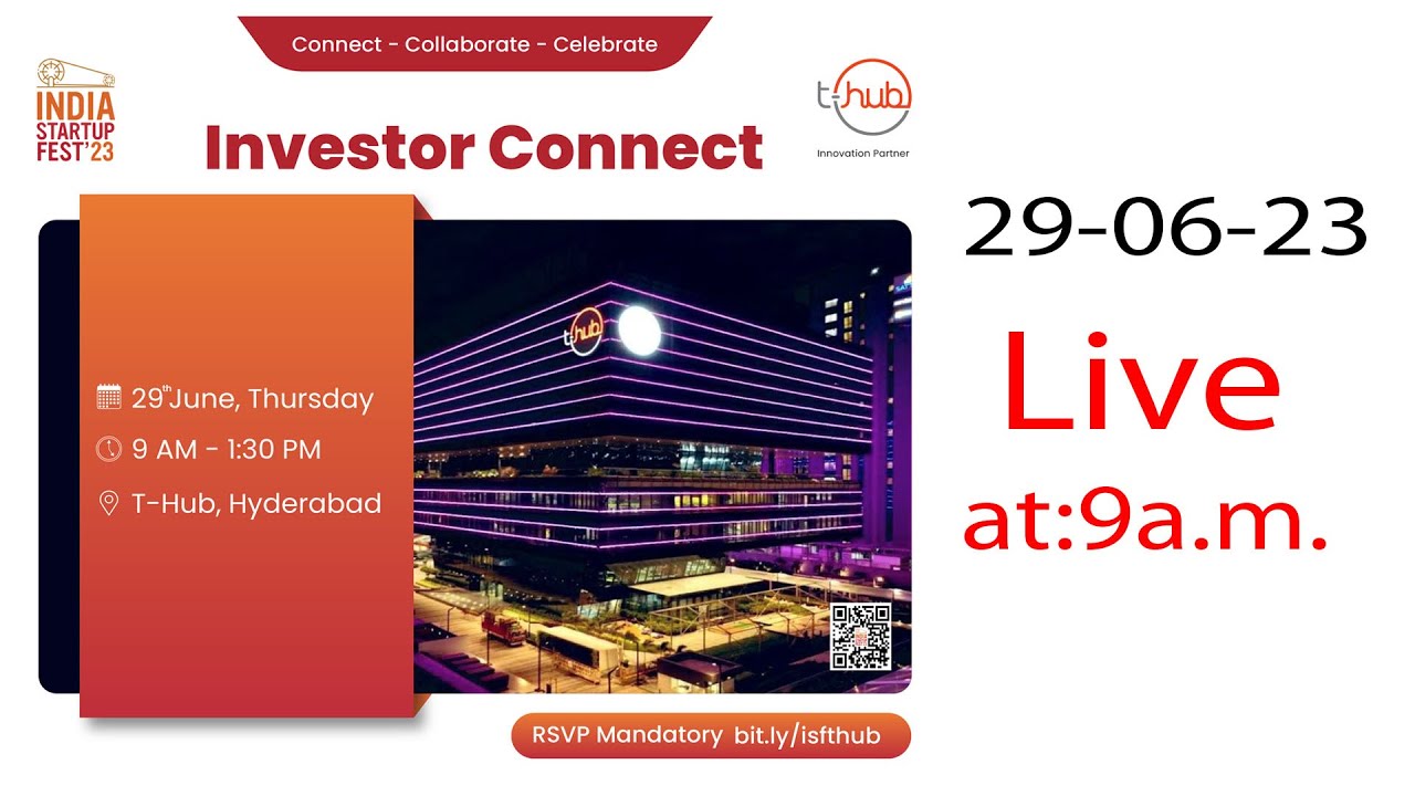 INVESTOR CONNECT||INDIA STARTUP FEST'23