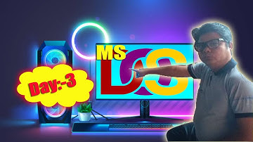 MS DOS (Microsoft Disk Operating System), Use the many commands in the Microsoft Operating System