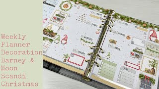 Weekly Planner Decoration - Barney & Moon Scandinavian Christmas @PlumMashable