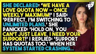 Wife Set 'Love Quota' To Once Weekly—I Switched To UNLIMITED Plans Instead!