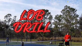 Adrian Pravak pickleball lob #pickleballskills #pickleballclinic #juniorpickleball