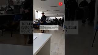 Paro total e inusual despliegue policial en la Cooperativa