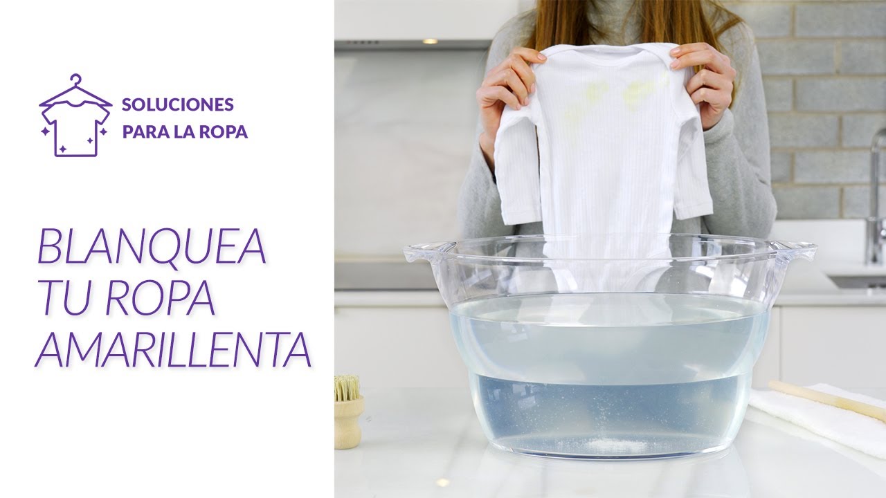 blanquear amarillenta | Soluciones para la ropa