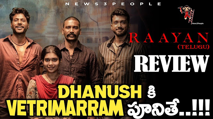 Raayan Movie Review | Dhanush | SJ Suryah | Sundeep Kishan | Sun Pictures | AR Rahman | News3People