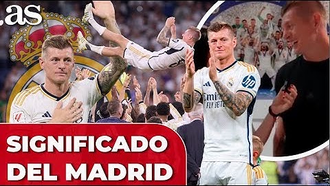 La FRASE de TONI KROOS que explica lo que es el REAL MADRID en su DESPEDIDA