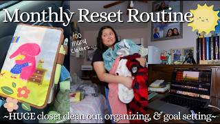 April Reset 🌺 🧹✨︱Spring cleaning, organizing, & goal setting!