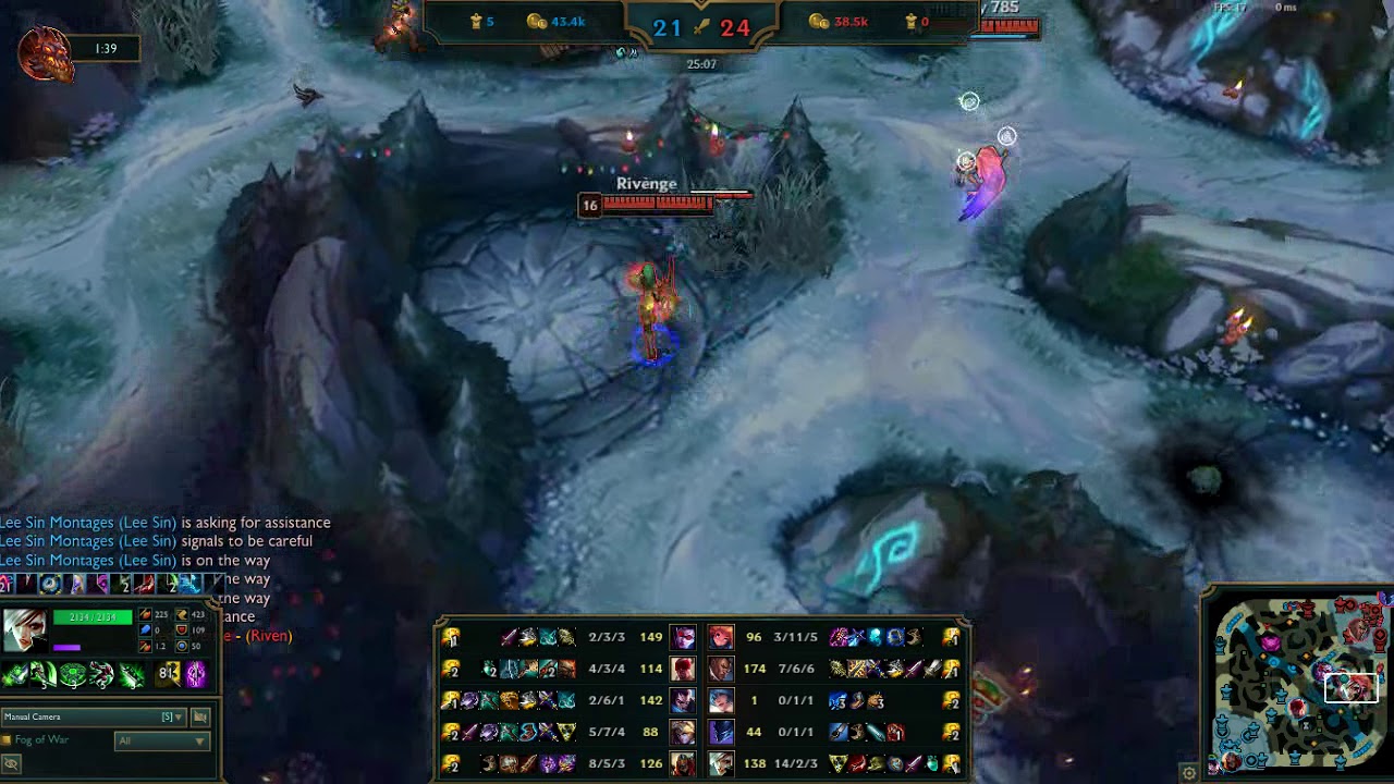 Another Riven 1 shot with Trinity Force ( pre-season 8 )