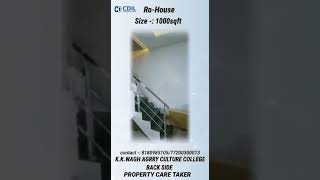 CDIL PROPERTY CARE TAKER Row bungalow at KKw full furnished