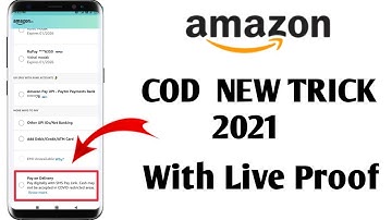 Amazon Cod Trick 2021 | Amazon Pod Trick | Amazon Cod Problem Solved | Amazon Cod Not Available