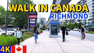 Walk In Canada ，Richmond, A Canadian city with the most Chinese words | 4K