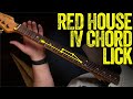 That Hendrix Sliding IV Chord Lick From Red House | Blues Guitar Lesson