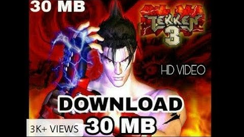 (30 MB) HOW TO INSTALL TEKKEN 3 IN ANDROID