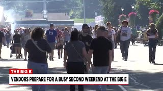Vendors prepare for a busy second weekend at The Big E