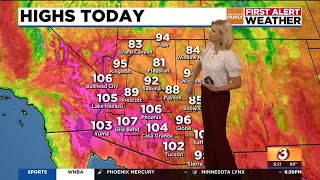 Phoenix-area temps creep closer to 110 as summer approaches