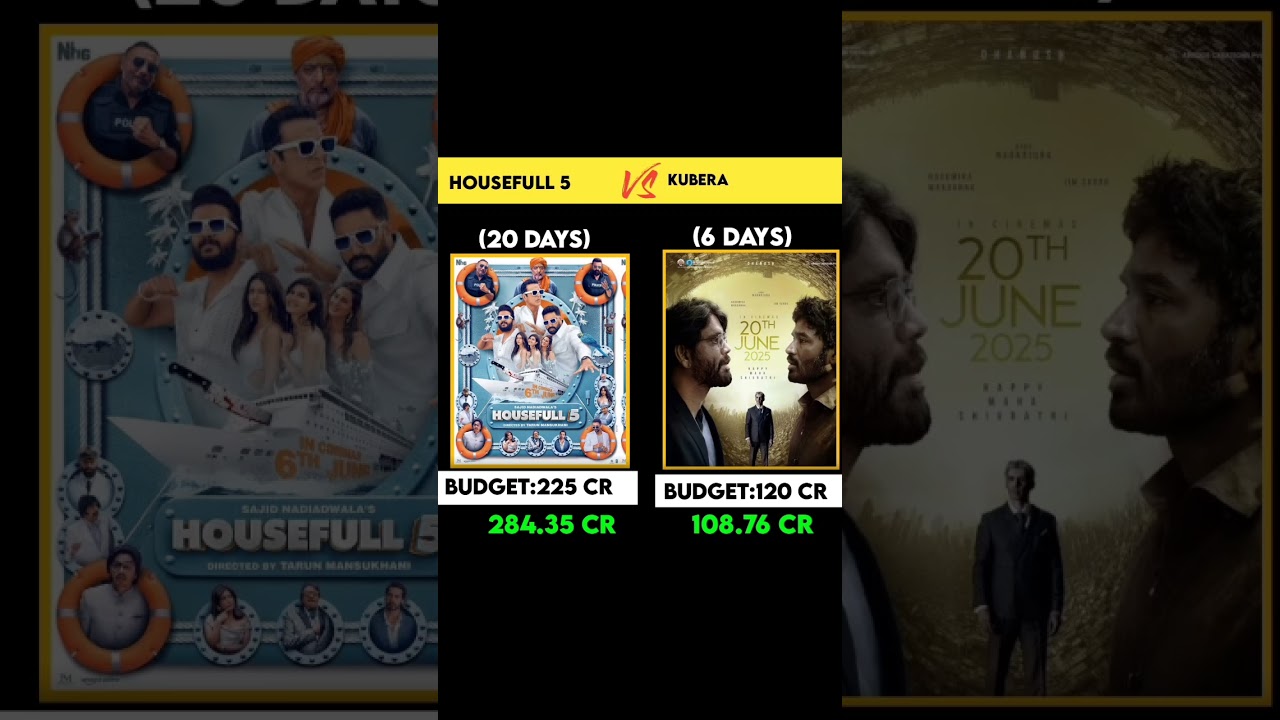 kubera 6 days worldwide box office collection|Housefull 5 20 days box office collection