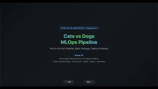 Cats vs Dogs Image Classification | End-to-End MLOps Pipeline