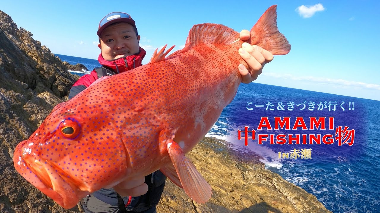 奄美の有名磯で中物釣り!!