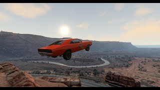 General Lee jump in BeamNG