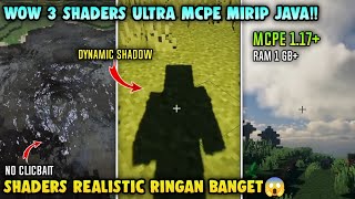 WOW🤩 FINALLY THE BEST 3 REALISTIC MCPE 1.17 SHADERS! | SIMILAR TO JAVA😱 NO LAG LIGHT SHADERS! screenshot 4