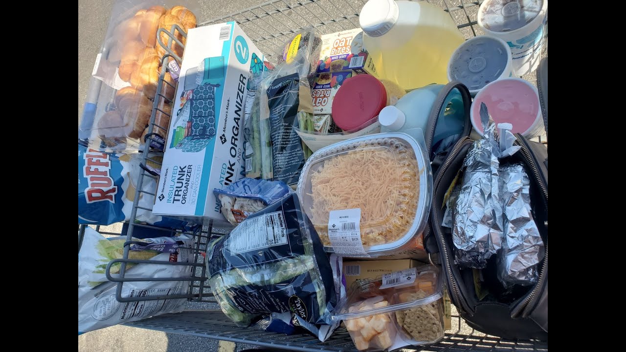 Small Grocery Haul at Sam's Club and Wal-Mart Grocery Pick-up