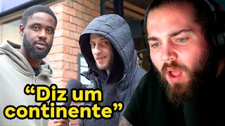 As pessoas não sabem responder perguntas básicas...